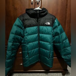 The North Face | Hooded Green& Black Puffer | Men’s Size Small